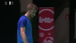 Match Point - Lucas Claerbout vs Joakim Oldorff - MS, Final - Belgian Int. 2023