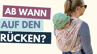 Ab wann kann ich mein Baby auf dem Rücken tragen? | Tragetipps für Eltern