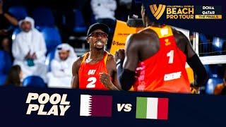 Cherif/Ahmed vs. Cottafava/Nicolai - Pool Play Highlights | Doha Finals 2024 #BeachProTour