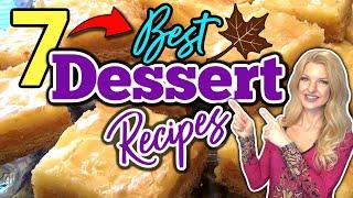 7 ⭐️Best⭐️ FALL DESSERT RECIPES you seriously NEED in your LIFE! | Easy DESSERT RECIPES will Love!