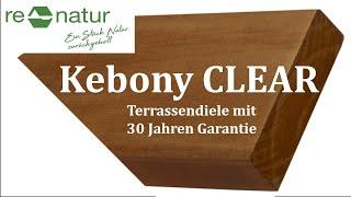 Kebony Clear - Edle Terrassendielen aus Holz