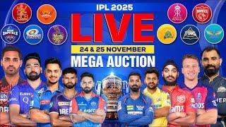  LIVE: Tata IPL Player Auction 2025 | IPL 2025 Auction Updates | IPL Mega Auction Live