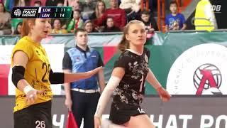 Дарья Ерофеева в матче с Локомотивом