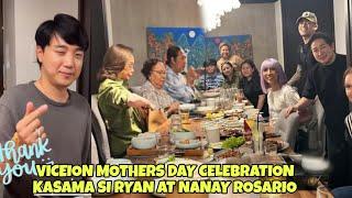 VICEION MOTHERS DAY CELEBRATION KASAMA SI RYAN AT NANAY ROSARIO,ION MAY MAMAHALING REGALO