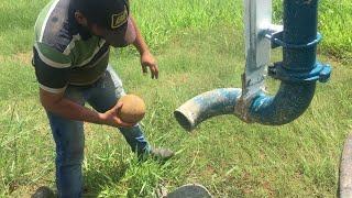 OLHE COMO LIMPA O CANO DA BOMBA DE CONCRETO