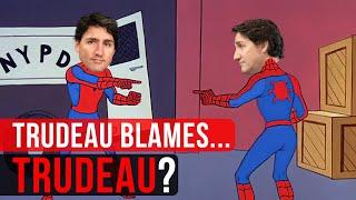 Justin Trudeau launches passionate attack against... Justin Trudeau?