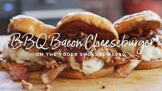 BBQ Bacon Cheeseburger with Onion Strings