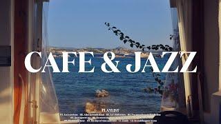 [ 𝐂𝐀𝐅𝐄 & 𝐉𝐀𝐙𝐙 ] Healing with Jazz Music on a Café Terrace with a View of the Refreshing Sea 