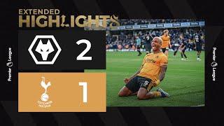 Two stoppage time goals complete comeback! | Wolves 2-1 Tottenham Hotspur | Extended Highlights