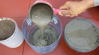 Simple and very easy creation for making plant pots from cement plastic vase molds. Make flower pots