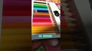 Dom's 24shades colour pencil️ Unboxing #colourpencil #doms #art #drawing