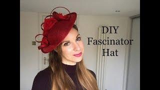 How to make a Fascinator Headpiece, DIY Disc Hat - Millinery Craft making tutorial