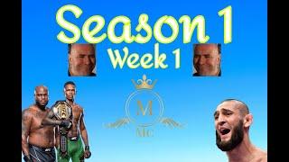 Mayce UFC Trivia League Season 1 Week 1