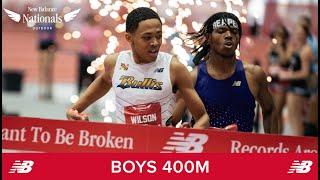 Boys 400m - New Balance Nationals Indoor 2025