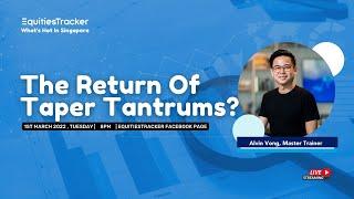 The Return Of Taper Tantrums?