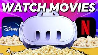 How to Watch Movies on Meta Quest 3 making The ULTIMATE Home Theater!