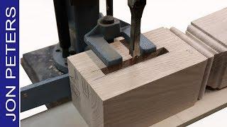 Mortise Machine Basics - How to use a Hollow Chisel Mortiser