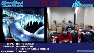 Wario World Speed Run in 1:00:30 [Wii] *Live at #SGDQ 2013*