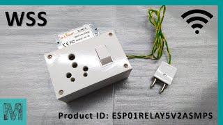 WIFI Smart Socket | ProductID: ESP01RELAY5V2ASMPS | MUFA TECH SOLUTIONS