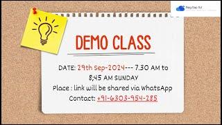 NEW DEMO sap SD -28th Sep 2024- Sunday