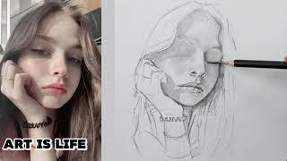 The Easiest Method in the World Used by Artists to Draw Faces!