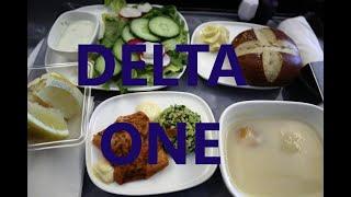 Delta One flight - Dublin, Ireland to Atlanta, USA aboard Boeing 767-400ER in April 2019