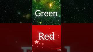 #fashion green vs red