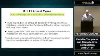 CppCon 2015: Peter Sommerlad “Variable Templates and Compile-Time Computation with C++14"