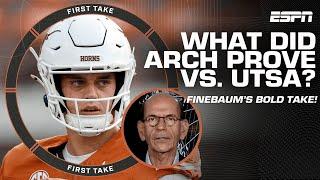 Paul Finebaum’s BOLD Arch Manning take  + Was Shedeur WRONG for not shaking hands? | First Take