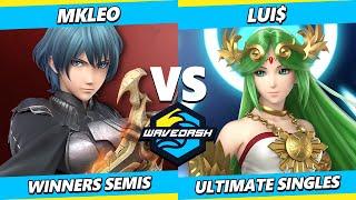 Wavedash 2023 Top 8 - MKLeo (Byleth) Vs. Lui$ (Palutena) Smash Ultimate - SSBU