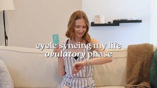 cycle syncing in my ovulatory phase | fertility awareness method, when are we having kids