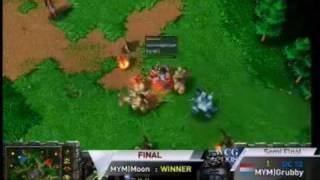 WCG 2008 Grand Final WarCraft III Grubby vs GG.HoT.C-Club R2