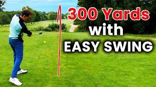 How to Hit the Ball Further in Golf with an EASY GOLF SWING - These GOLF TIPS Just Work!
