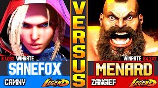 SF6 MenaRD (Zangief Vs Cammy) Sanefox ▰ High Level