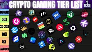 THE ULTIMATE CRYPTO GAMING TIER LIST FOR 2025!  (UPDATED) #gamefi #tierlist