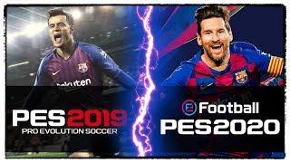 PES 2020 VS PES 2019 GAMEPLAY COMPARISON