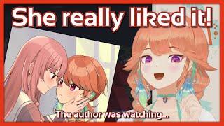 Calli's REALLY enjoying reading Bloom Into You!!【Hololive EN】