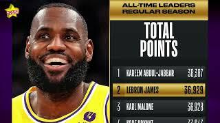 LeBron James passes NBA legend Karl Malone to reach second on the all-time scoring list