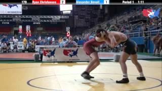 Fargo 2012 170 Round 3: Ryan Christensen (Washington) vs. Alexander Benoit (Illinois)