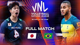  JPN vs.  BRA - Full Match | Men's VNL 2023