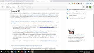 How to recover Adsense Account