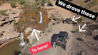 Toquerville Falls | Between Sand Hollow/Zion, UT | UTV trail in RZR Turbo S & Kawasaki Teryx