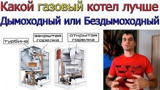 Как выбрать газовый котел. Дымоходный или Бездымоходный [ Турбо котел ]