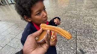 #vegan #churros lad gets his churros and loved them