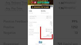 BINANCE P2P SCAMS || తెలుగు లో || BINANCE P2P SAFE TRADING || CRYPTO DUNIA