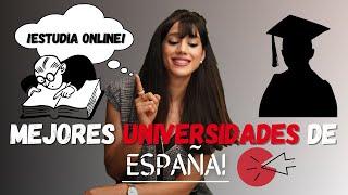 MEJORES Universidades ONLINE de España