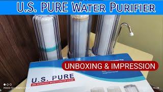U.S. PURE WATER PURIFIER | UNBOXING AND IMPRESSION
