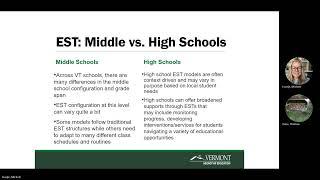 VTmtss Office Hours: Educational Support Teams (EST) in the Secondary Model (10/17/24)