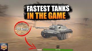 Top 6 Fastest Tanks in Game - Best Light Tanks in WoT Blitz