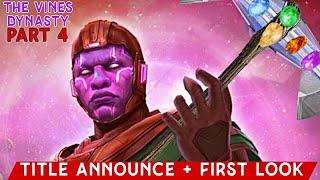 The Vines Dynasty Part 4 TITLE ANNOUNCE + FIRST LOOK | Mr Gamer Vines | Marvel future fight